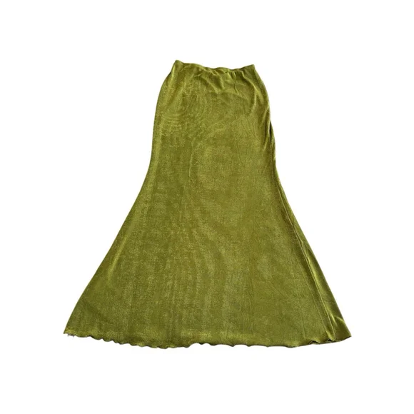 Cider Green Strapless Tube Dress Women's M Boho Midi NWT - Picture 9 of 9